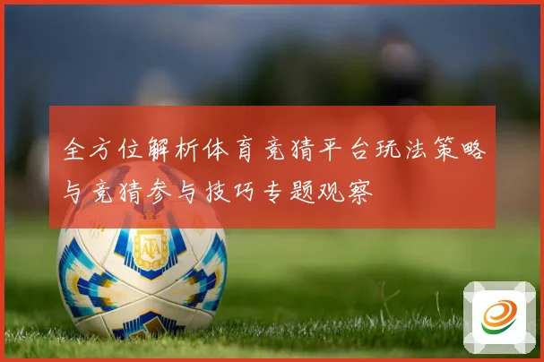全方位解析体育竞猜平台玩法策略与竞猜参与技巧专题观察